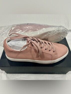 Kenneth Cole Women’s Low-Top Lace-Up Sneakers in Dusty Rose